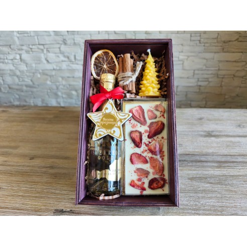 Elegant Wooden Box with Personalized Engraving for Companies