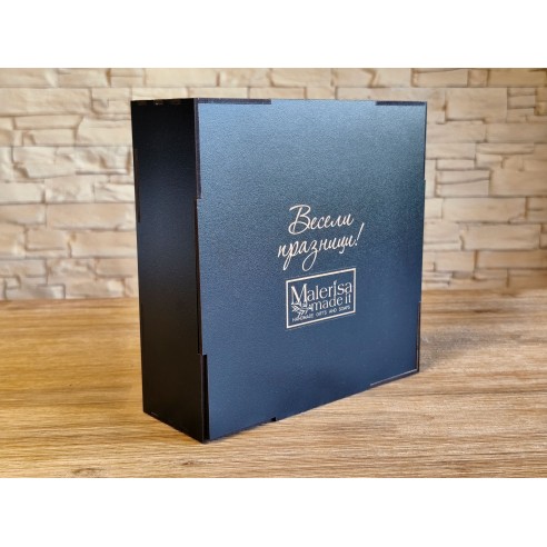 Square Gourmet Corporate Branded Box | Luxury Gift Solutions | MalerisaMadeIt