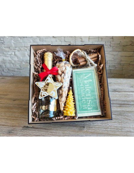 Square Gourmet Corporate Branded Box | Luxury Gift Solutions | MalerisaMadeIt