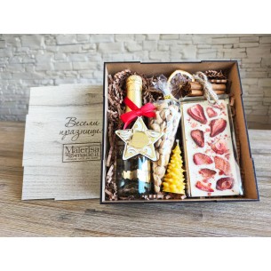 Square Gourmet Corporate Branded Box | Luxury Gift Solutions | MalerisaMadeIt
