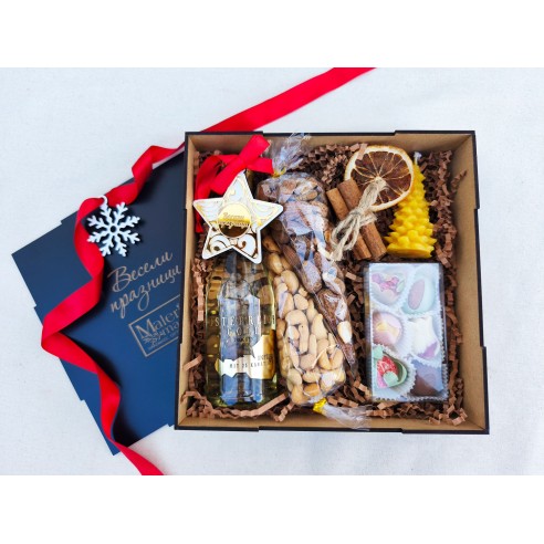 Square Gourmet Corporate Branded Box | Luxury Gift Solutions | MalerisaMadeIt