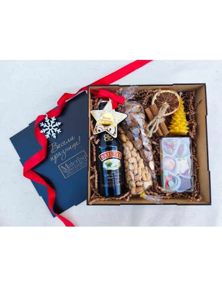 Square Gourmet Corporate Branded Box | Luxury Gift Solutions | MalerisaMadeIt