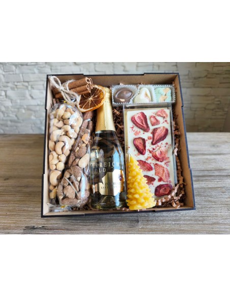 Square Gourmet Corporate Branded Box | Luxury Gift Solutions | MalerisaMadeIt