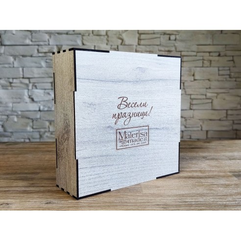 Corporate SPA box with natural soaps | Branded square box | MalerisaMadeIt