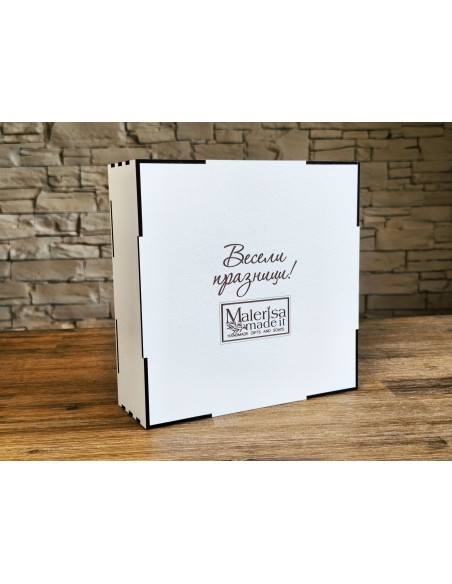 Corporate SPA box with natural soaps | Branded square box | MalerisaMadeIt