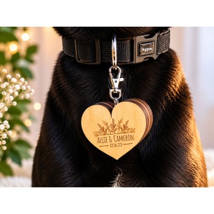Dog Ring Box | Wooden Personalized Wedding Box