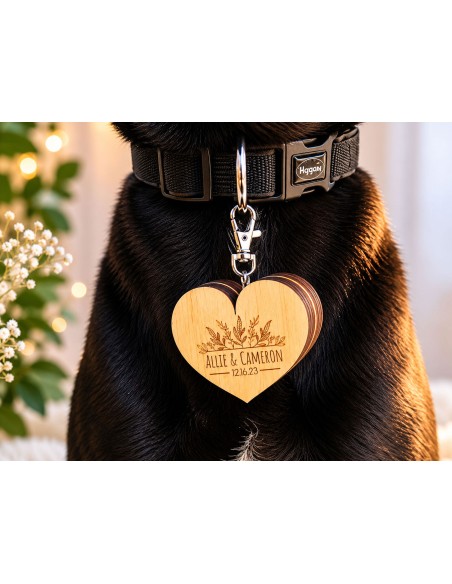 Dog Ring Box | Wooden Personalized Wedding Box