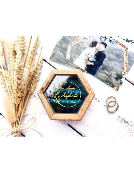 Personalized Wooden Ring Box
