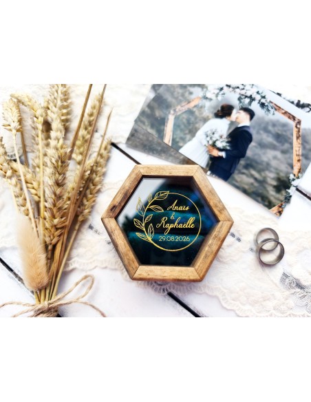 Ring Box with Colored Velvet