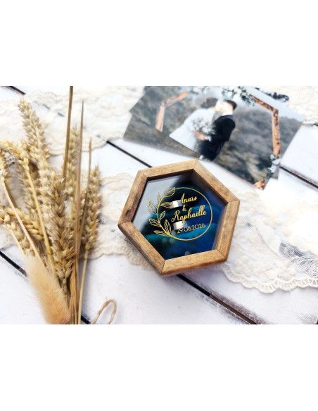 Engraved Wedding Ring Box
