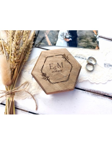 Personalized Ring Box with Engraving