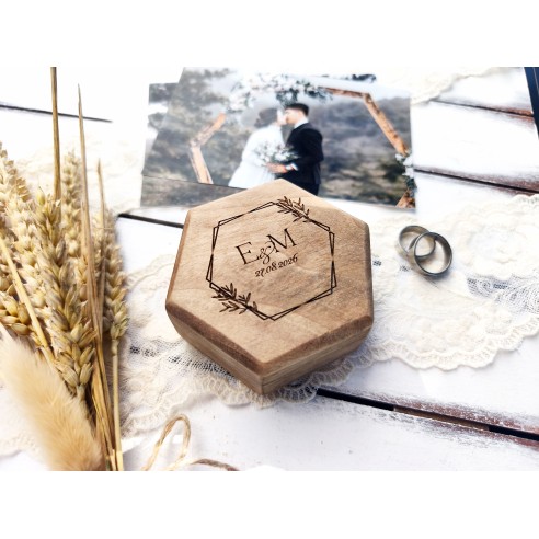 Handmade Wooden Wedding Ring Box