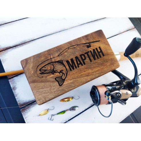 Walnut Wooden Lure Box for Fishing Lures