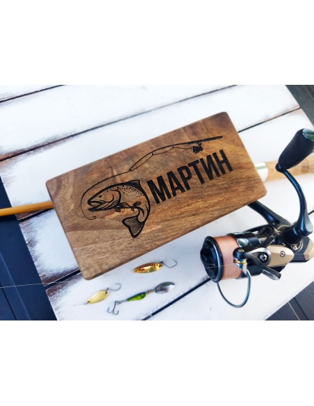 Walnut Wooden Lure Box for Fishing Lures