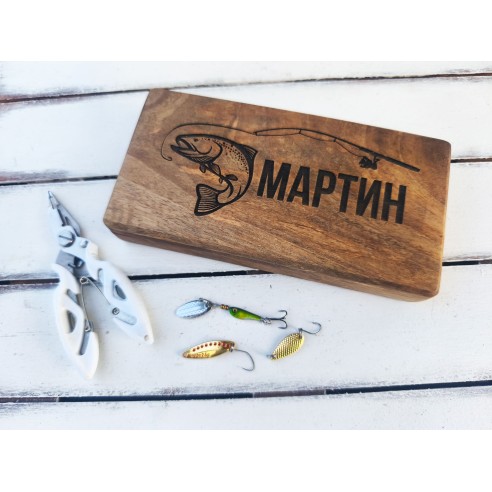 Handmade Wooden Fishing Box