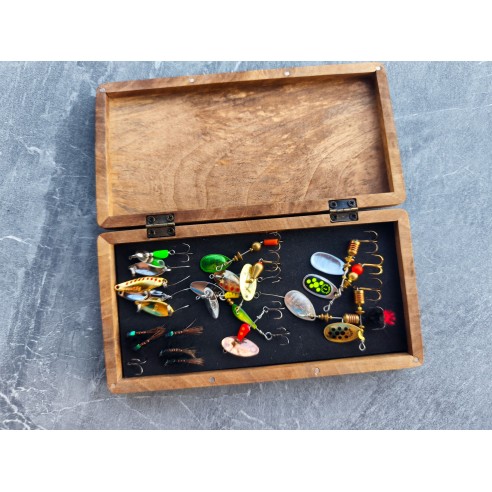 Angling Gift - Personalized Walnut Box
