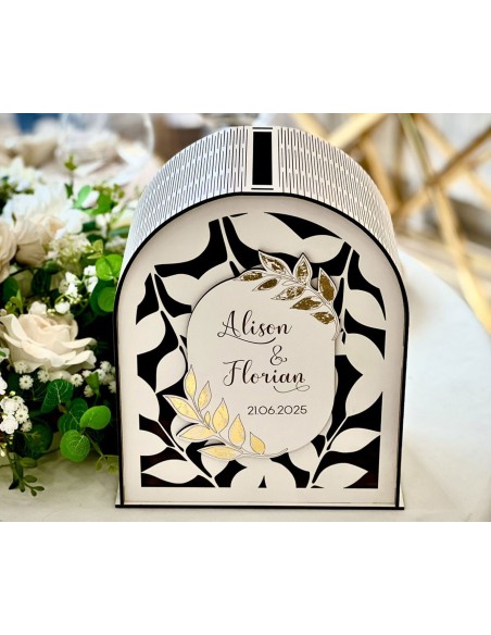 Personalized envelope box.