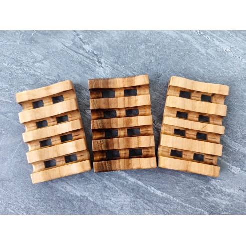 Handmade wooden soap holder