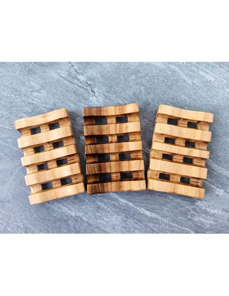 Handmade wooden soap holder