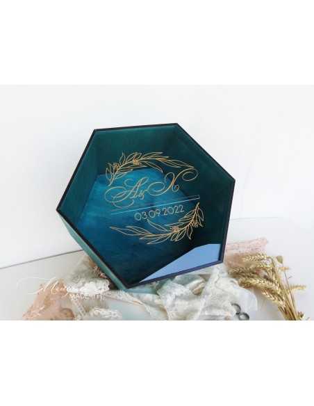 Personalized Wedding Envelope Box | Wooden and Plexiglass | MalerisaMadeIt