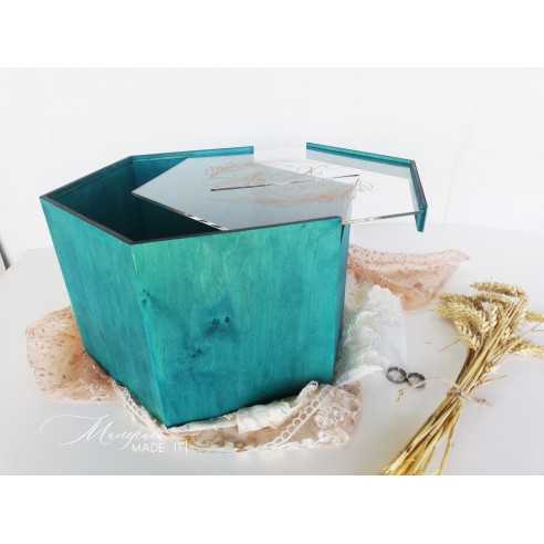 Personalized Wedding Envelope Box | Wooden and Plexiglass | MalerisaMadeIt