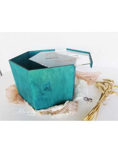 Personalized Wedding Envelope Box | Wooden and Plexiglass | MalerisaMadeIt