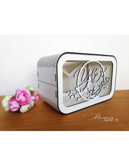 Wedding Envelope and Gift Box | Personalized Wooden Box