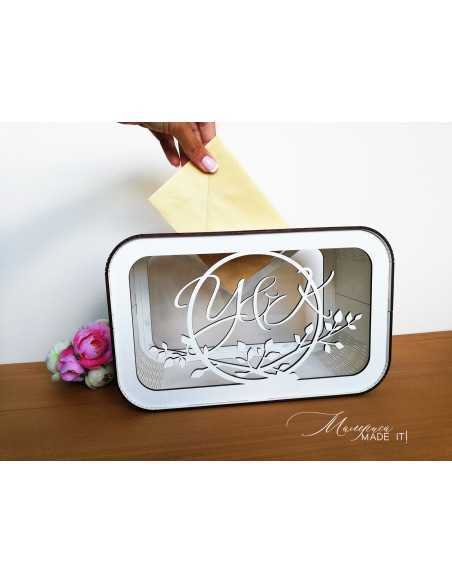 Wedding Envelope and Gift Box | Personalized Wooden Box
