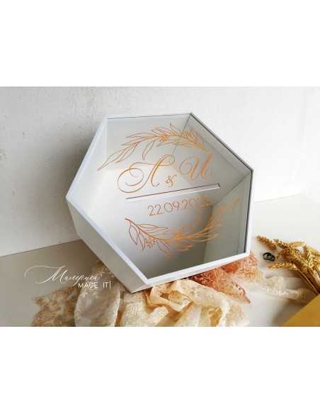 Personalized Wedding Envelope Box | Wooden and Plexiglass | MalerisaMadeIt